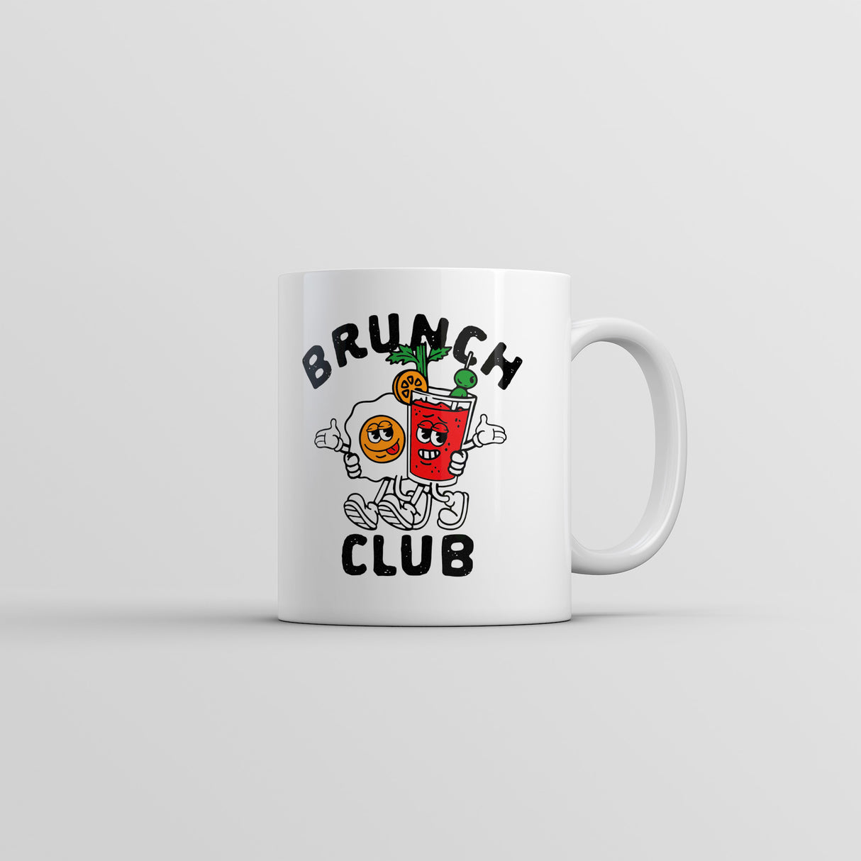 Brunch Club Mug Funny Sarcastic Breakfast Graphic Novelty Coffee Cup-11oz