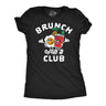Womens Funny T Shirts Brunch Club Sarcastic Breakfast Lunch Graphic Novelty Tee for Ladies