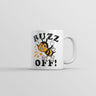 Buzz Off Mug Funny Sarcastic Bee Graphic Novelty Coffee Cup-11oz