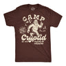 Mens Funny T Shirts Camp Cryptid Sarcastic Bigfoot Graphic Novelty Tee for Men