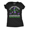 Womens Funny T Shirts Camp Salem Counselor Sarcastic Halloween Graphic Novelty Tee For Ladies