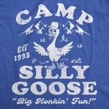 Mens Funny T Shirts Camp Silly Goose Sarcastic Nature Graphic Novelty Tee for Men