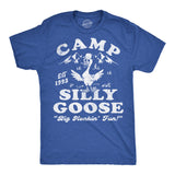Mens Funny T Shirts Camp Silly Goose Sarcastic Nature Graphic Novelty Tee for Men