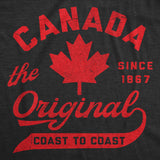 Mens Funny T Shirts Canada The Original Coast to Coast Sarcastic Canadian Graphic Novelty Tee for Men