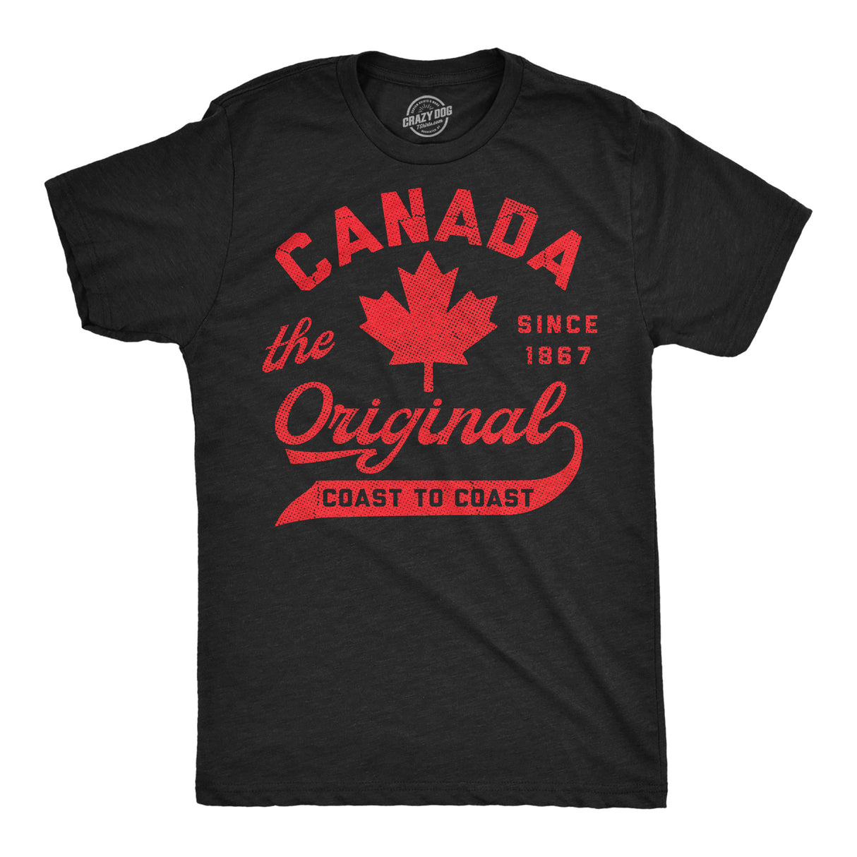 Mens Funny T Shirts Canada The Original Coast to Coast Sarcastic Canadian Graphic Novelty Tee for Men