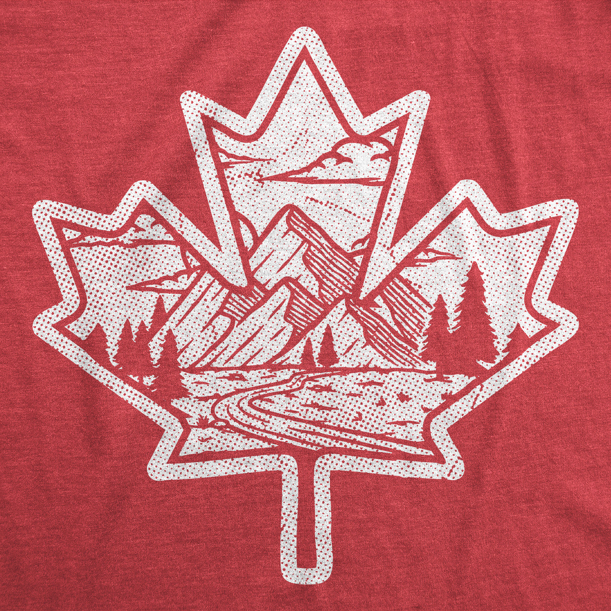 Mens Funny T Shirts Canadian Maple Leaf Sarcastic Nature Graphic Novelty Tee for Men