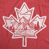 Mens Funny T Shirts Canadian Maple Leaf Sarcastic Nature Graphic Novelty Tee for Men