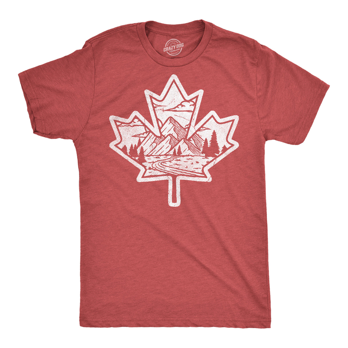 Mens Funny T Shirts Canadian Maple Leaf Sarcastic Nature Graphic Novelty Tee for Men