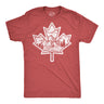 Mens Funny T Shirts Canadian Maple Leaf Sarcastic Nature Graphic Novelty Tee for Men