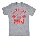 Mens Funny T Shirts Canadian Middle Finger Sarcastic Snow Gloves Graphic Novelty Tee for Men