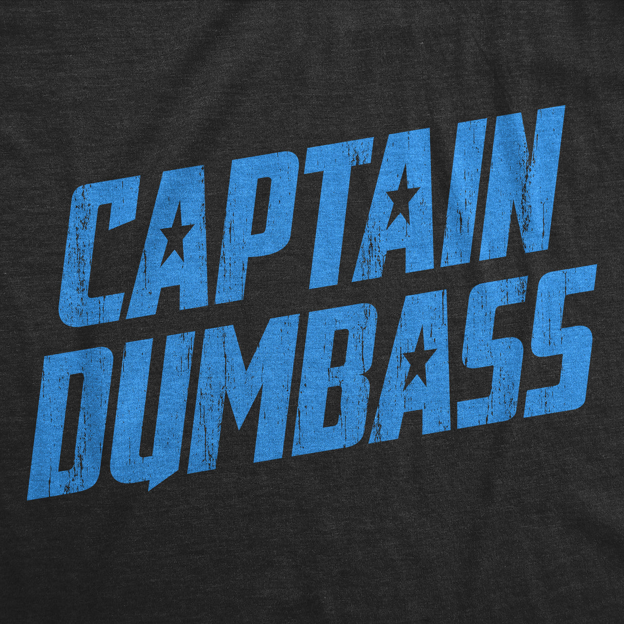 Mens Funny T Shirts Captain Dumbass Sarcastic Graphic Novelty Tee for Men