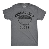 Mens Funny T Shirts Cerealsly Dude Sarcastic Breakfast Cereal Graphic Novelty Tee for Men