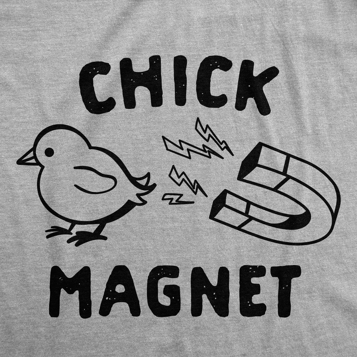 Youth Chick Magnet T Shirt Funny Cut Baby Chicken Novelty Tee