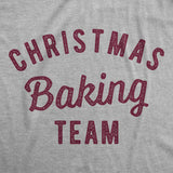 Youth Christmas Baking Team T Shirt Funny Xmas Party Family Novelty Graphic Tee for Kids