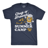 Mens Funny T Shirts Chug A Brewski Summer Camp Sarcastic Drinking Graphic Novelty Tee for Men