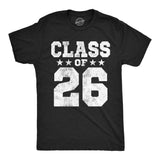 Mens Funny T Shirts Class Of 26 Sarcastic Graduation Graphic Novelty Tee for Men
