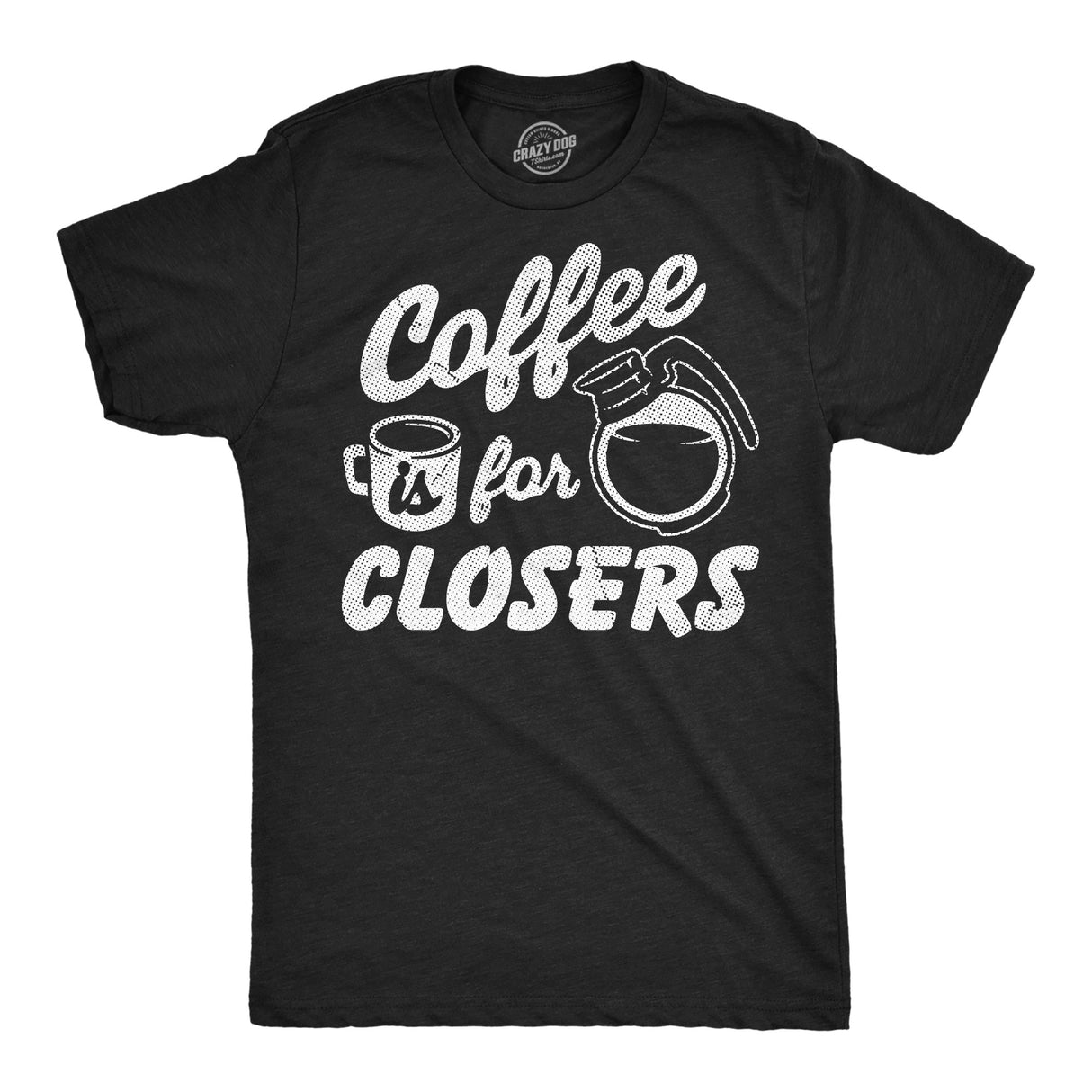 Mens Funny T Shirts Coffee Is for Losers Sarcastic Graphic Novelty Tee for Men