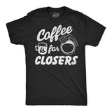 Mens Funny T Shirts Coffee Is for Losers Sarcastic Graphic Novelty Tee for Men