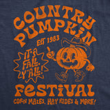 Womens Funny T Shirts Country Pumpkin Festival Sarcastic Thanksgiving Graphic Novelty Tee For Ladies