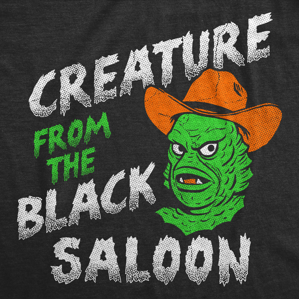 Mens Funny T Shirts Creature From The Black Saloon Sarcastic Book Graphic Novelty Tee For Men