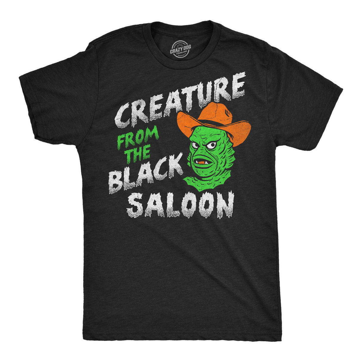 Mens Funny T Shirts Creature From The Black Saloon Sarcastic Book Graphic Novelty Tee For Men