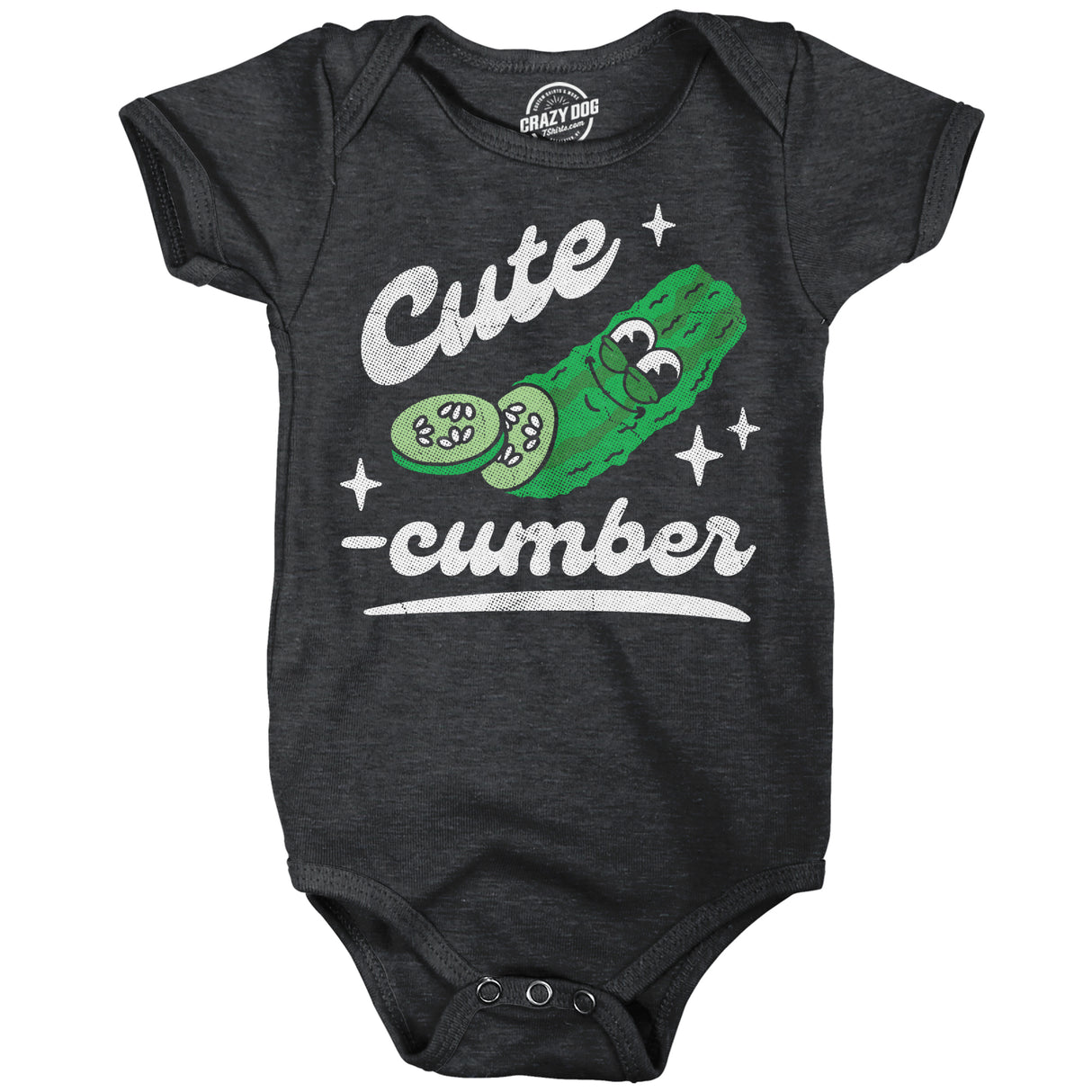 Cute Cumber Baby Bodysuit Funny Sarcastic Cucumber Graphic Novelty Jumper for Infants