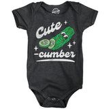 Cute Cumber Baby Bodysuit Funny Sarcastic Cucumber Graphic Novelty Jumper for Infants