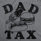 Mens Funny T Shirts Dad Tax Junk Food Sarcastic Food Graphic Novetly Tee for Men