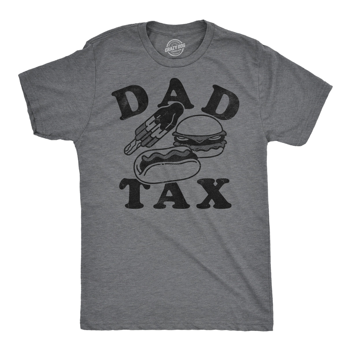 Mens Funny T Shirts Dad Tax Junk Food Sarcastic Food Graphic Novetly Tee for Men