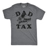 Mens Funny T Shirts Dad Tax Junk Food Sarcastic Food Graphic Novetly Tee for Men