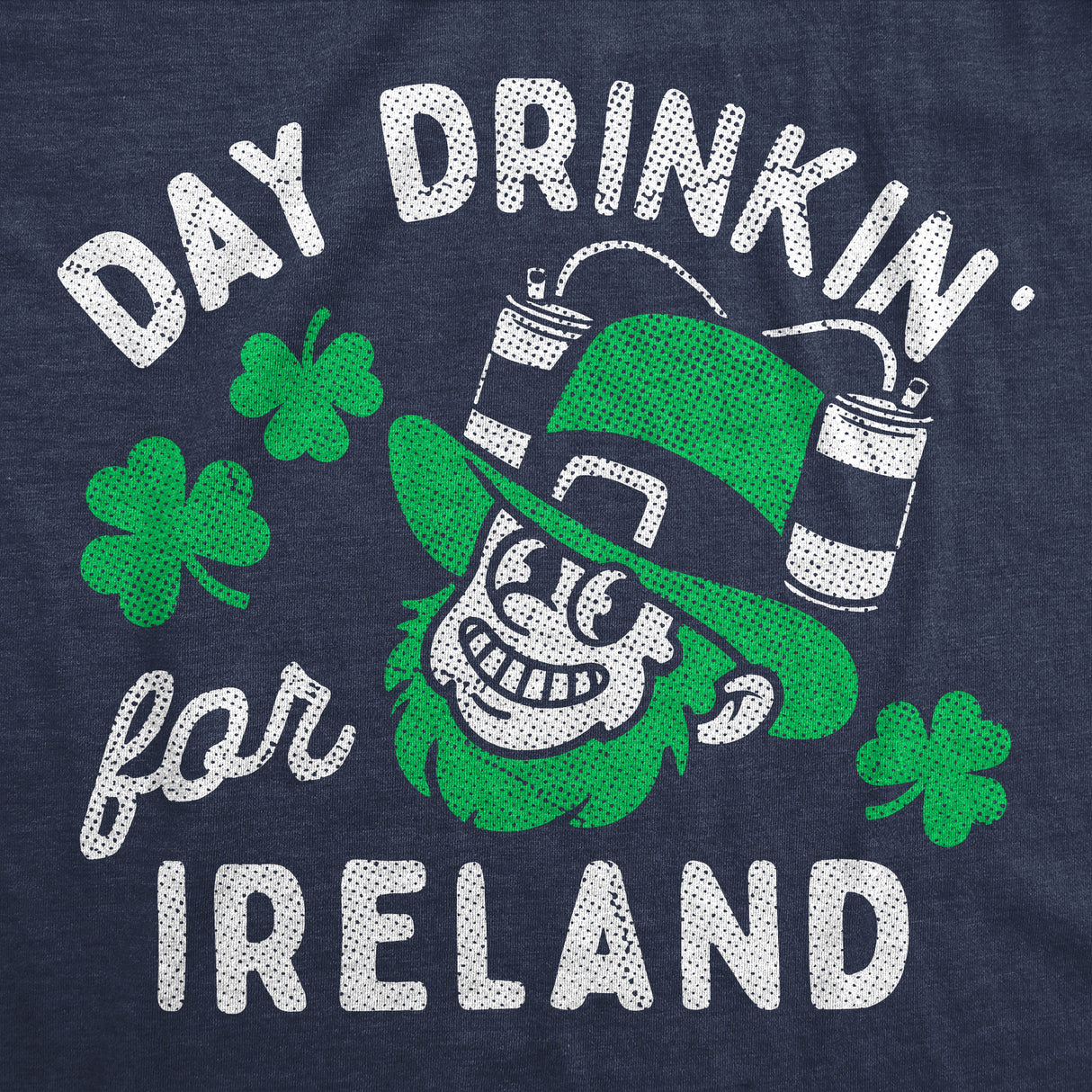 Mens Funny T Shirts Day Drinkin for Ireland Sarcastic St Patricks Day Novelty Tee for Men