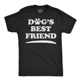 Mens Funny T Shirts Dogs Best Friend Sarcastic Puppy Lovers Graphic Novelty Tee for Men