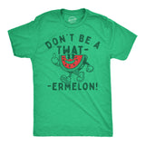 Mens Funny T Shirts Dont Be A Twatermelon Sarcastic Graphic Novelty Tee for Men