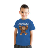 Youth Funny T Shirts Dont Make Me Go Full Squatch Sarcastic Bigfoot Graphic Novelty Tee for Kids