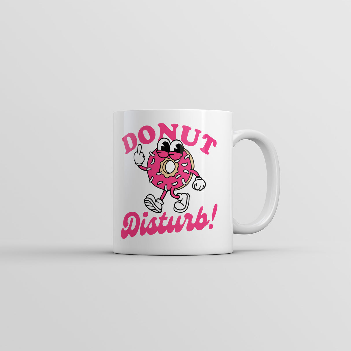 Donut Disturb Mug Funny Sarcastic Food Graphic Novelty Coffee Cup-11oz