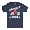 Mens Funny T Shirts Drankee Doodle Sarcastic Fourth Of July Graphic Novelty Drinking Tee for Men