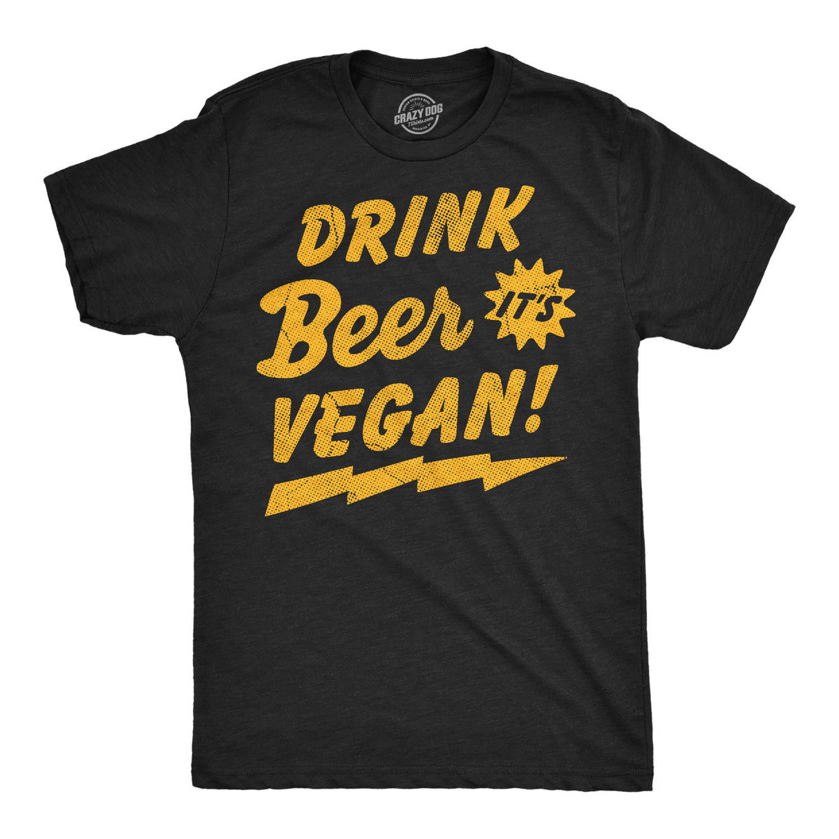 Mens Funny T Shirts Drink Beer Its Vegan Sarcastic St Patricks Day Novelty Tee for Men