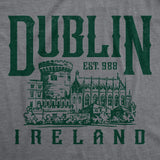 Mens Funny T Shirts Dublin Ireland Sarcastic St Patricks Day Graphic Graphic Novelty Tee for Men