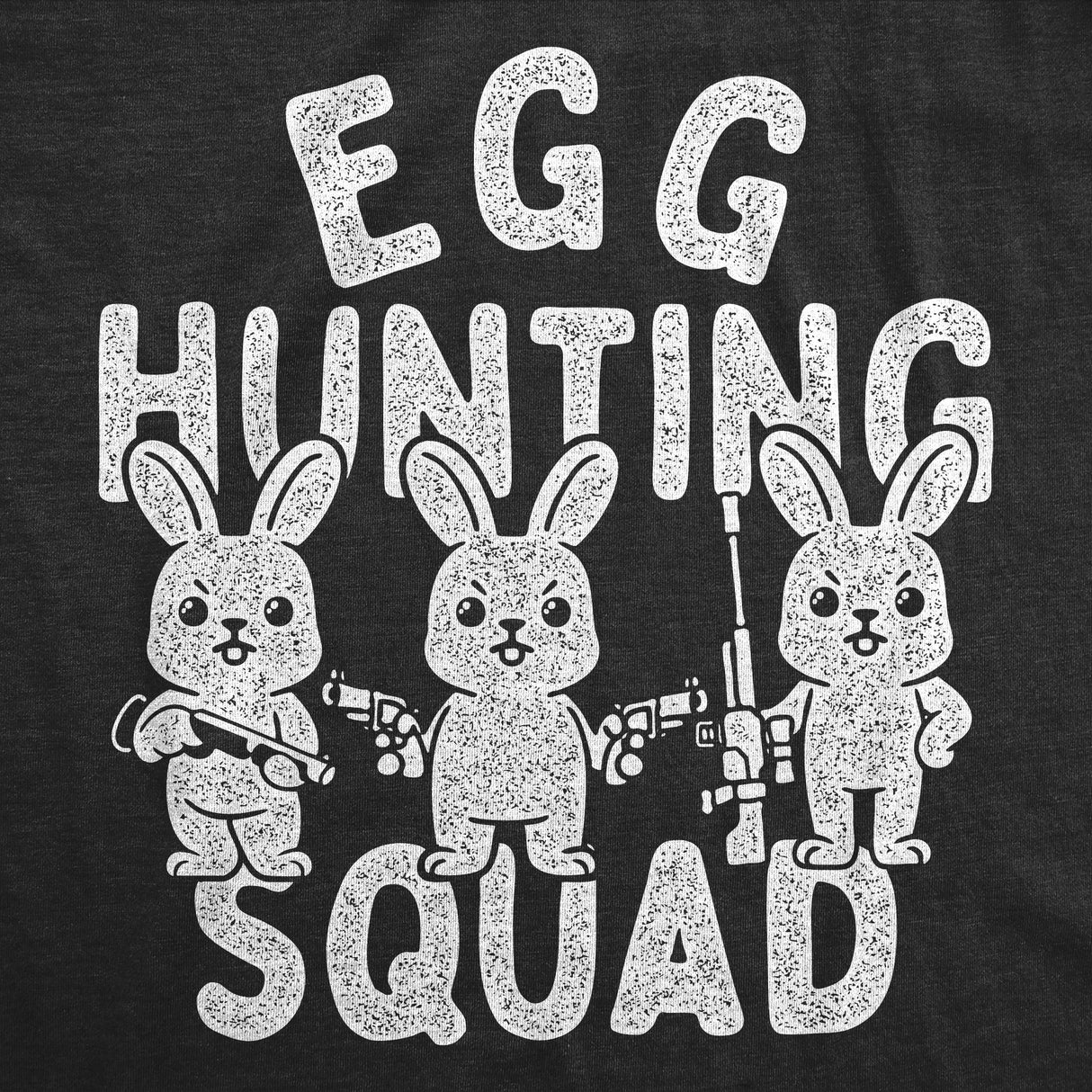 Womens Funny T Shirts Egg Hunting Squad Sarcastic Easter Graphic Novelty Tee for Ladies