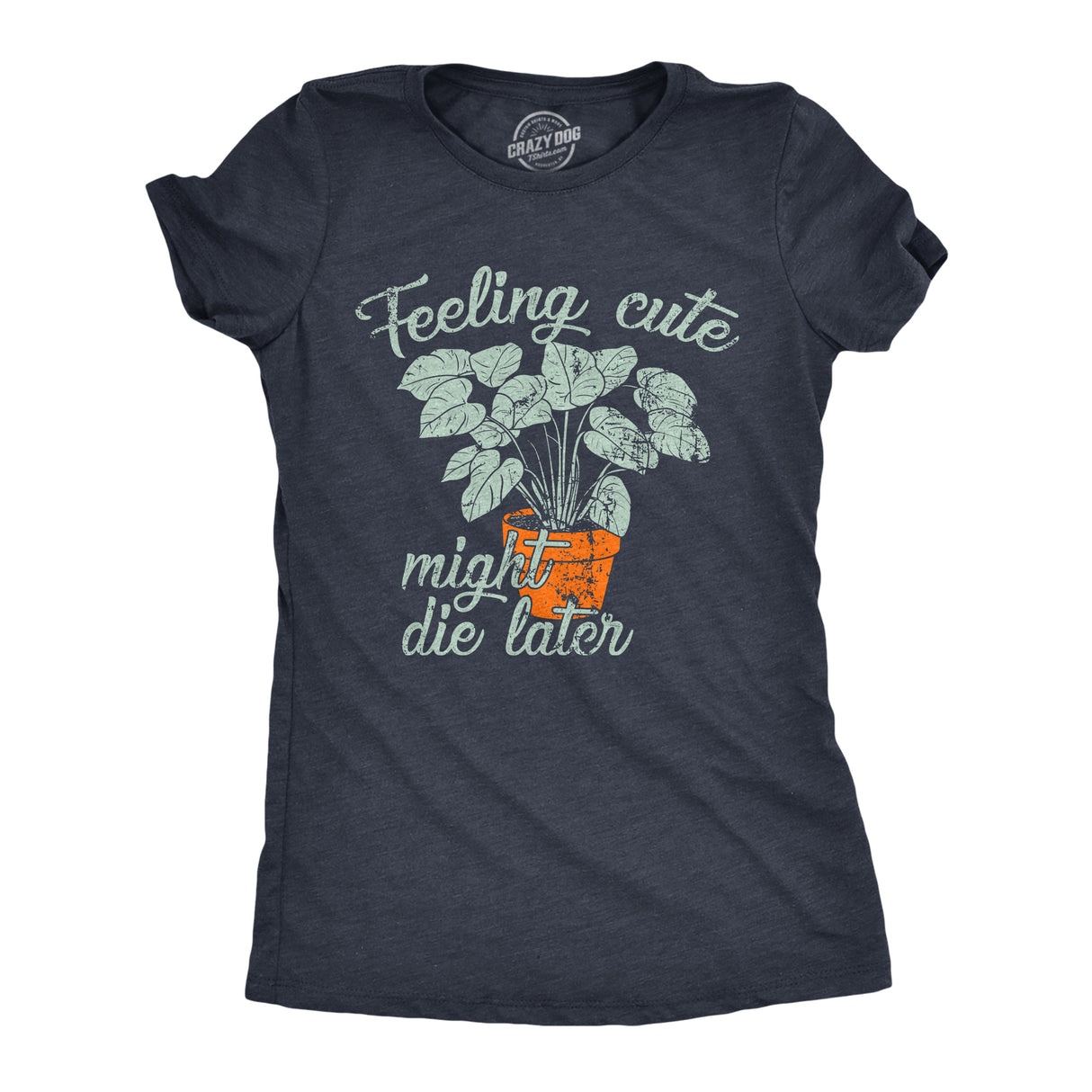Womens Funny T Shirts Feeling Cute Might Die Later Sarcastic Graphic Novelty Tee for Ladies