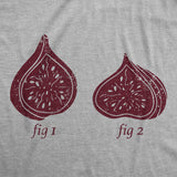Mens Funny T Shirts Fig 1 Fig 2 Sarcastic Graphic Novelty Tee for Men