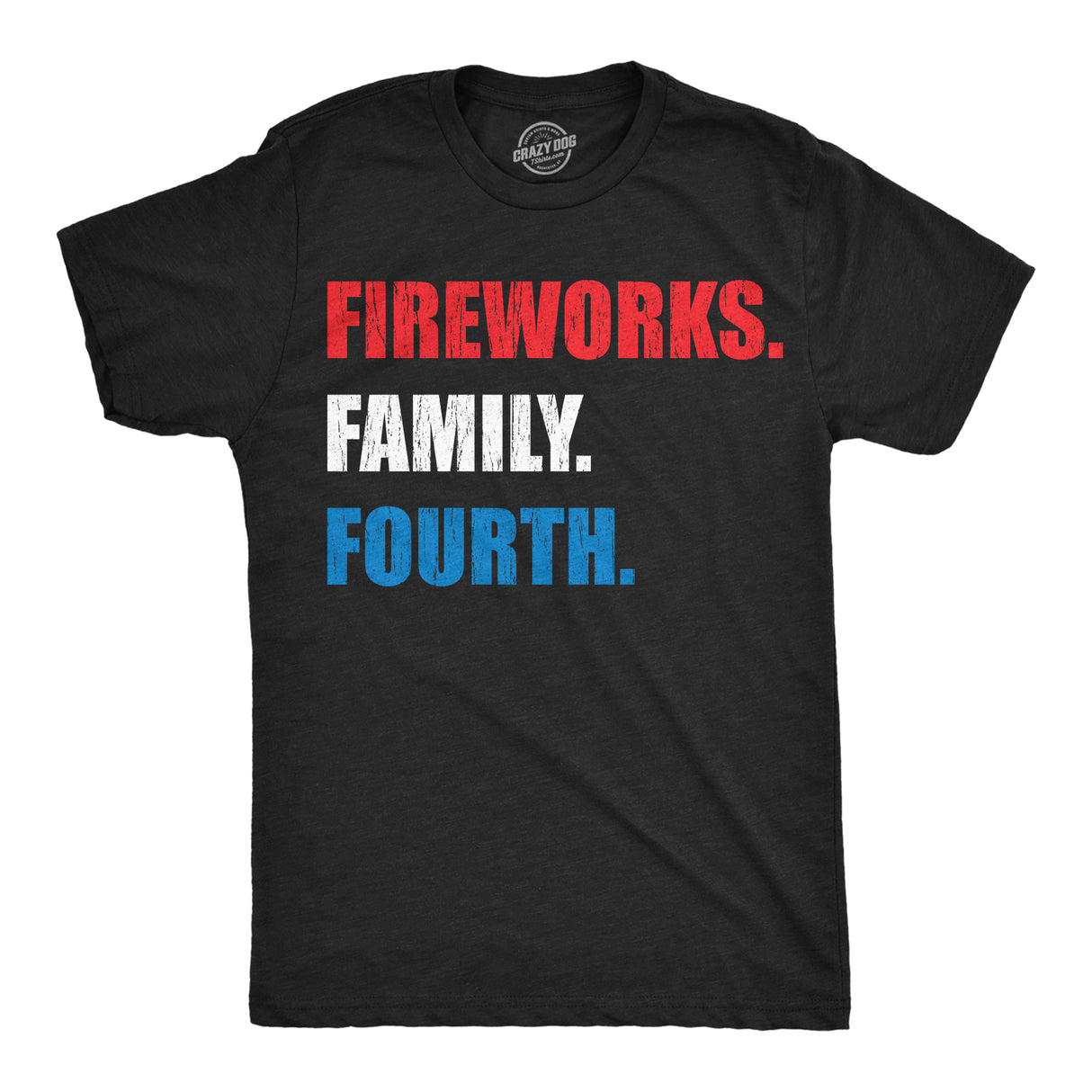 Mens Funny T Shirts Fireworks Family Fourth Sarcastic Fourth Of July Graphic Novelty Tee for Men
