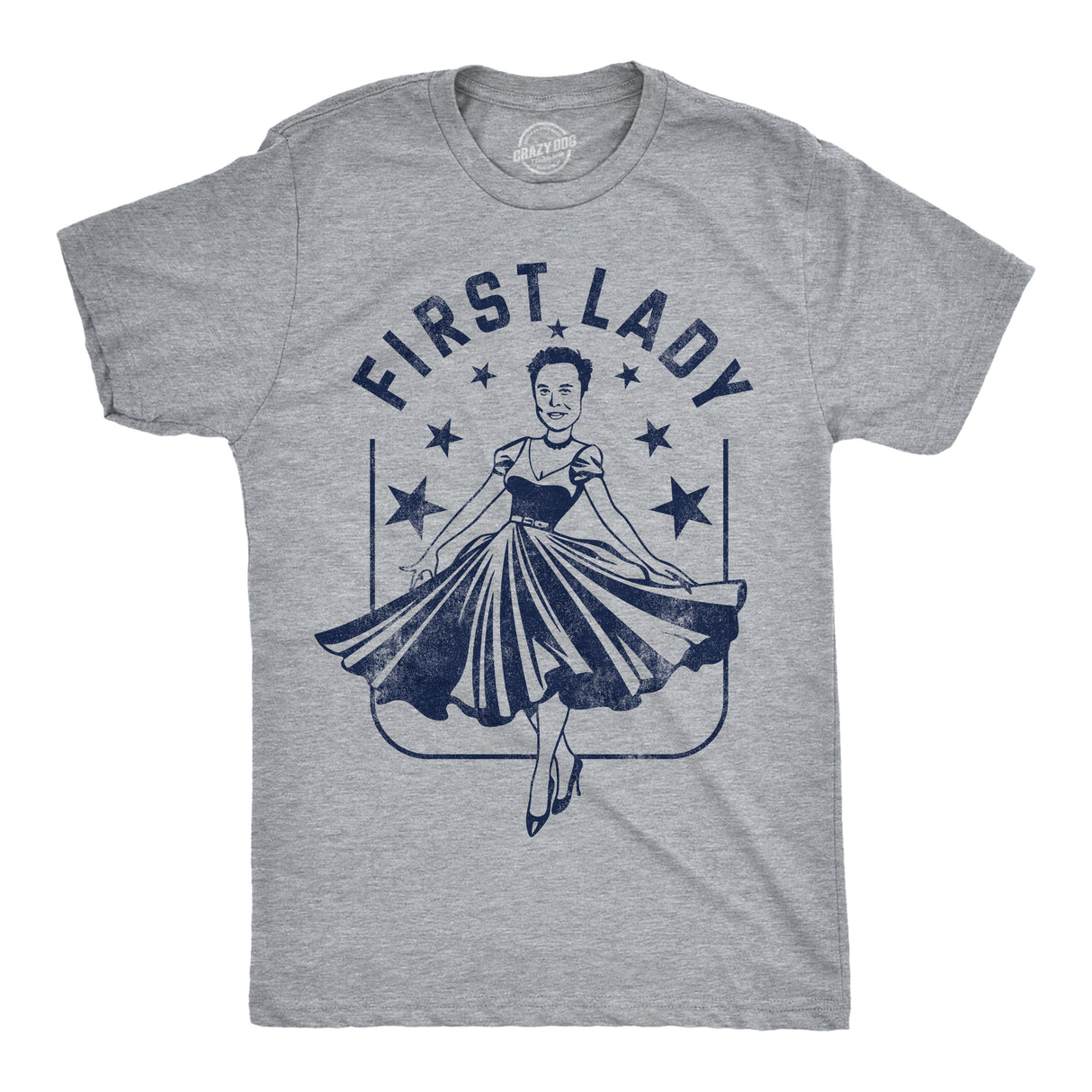 Mens Funny T Shirts First Lady Elon Sarcastic Political Graphic Novelty Tee for Men