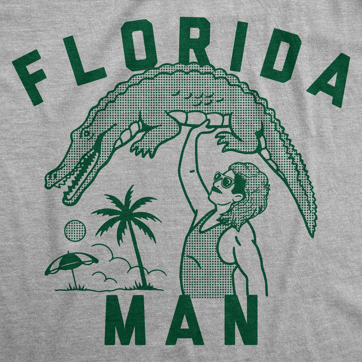 Mens Funny T Shirts Florida Man Sarcastic Alligator Graphic Novelty Tee for Men