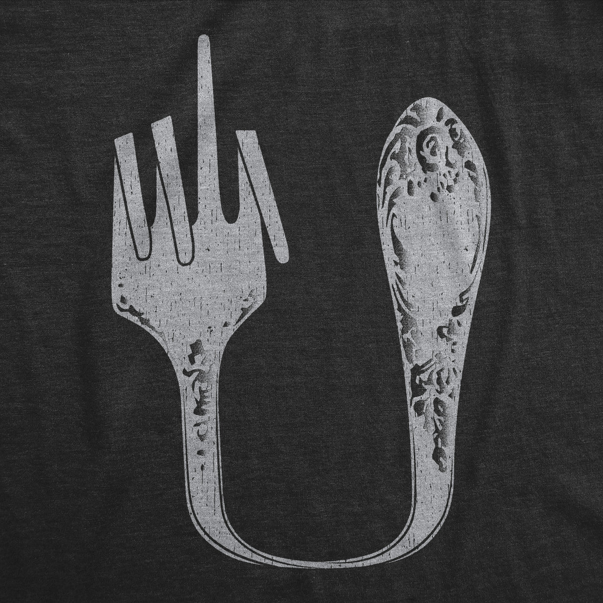 Mens Funny T Shirts Fork U Sarcastic Graphic Novelty Tee for Men