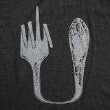 Mens Funny T Shirts Fork U Sarcastic Graphic Novelty Tee for Men