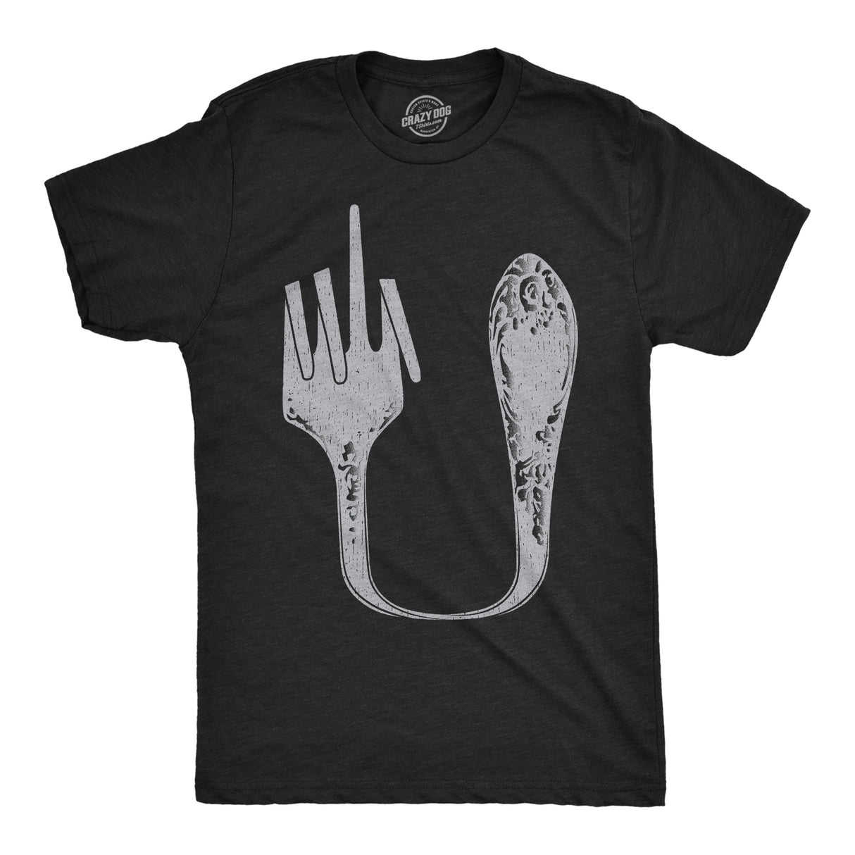 Mens Funny T Shirts Fork U Sarcastic Graphic Novelty Tee for Men