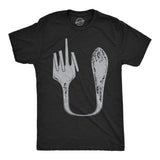 Mens Funny T Shirts Fork U Sarcastic Graphic Novelty Tee for Men