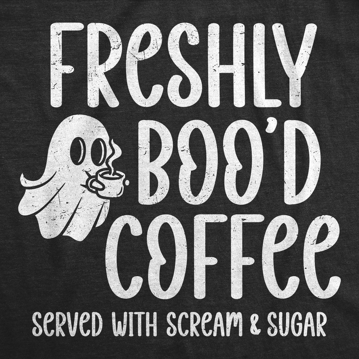 Womens Funny T Shirts Freshly Bood Coffee Sarcastic Halloween Graphic Novelty Tee for Ladies