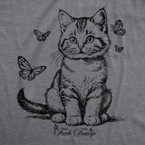 Womens Funny T Shirts Fuck Trump Kitten Sarcastic Political Graphic Novelty Tee for Ladies